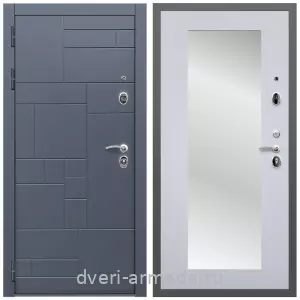 Белые двери с зеркалом, Дверь входная Армада Аккорд МДФ 10 мм / МДФ 16 мм ФЛЗ-Пастораль, Ясень белый