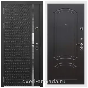 Входные двери черная шагрень, Дверь входная Армада Престиж Белая шагрень МДФ 16 мм ФЛН - 501 / МДФ 6 мм ФЛ-140 Венге