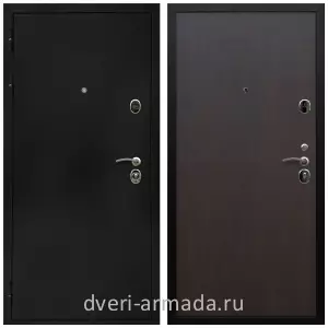 Черные входные двери, Металлическая дверь входная Армада Престиж Черная шагрень / ПЭ Венге