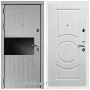Светлые входные двери, Дверь входная Армада Престиж Белая шагрень МДФ 16 мм Милк рикамо софт / МДФ 16 мм МС-100 матовый