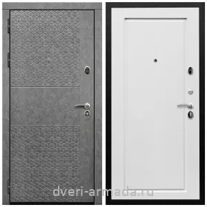 Входные двери графит, Дверь входная Армада Престиж Черная шагрень МДФ 16 мм Штукатурка графит ФЛС - 502 / МДФ 16 мм ФЛ-119 Ясень белый