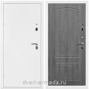 Входные двери толщиной 1.5 мм, Дверь входная Армада Оптима Белая шагрень / ФЛ-138 Дуб Филадельфия графит