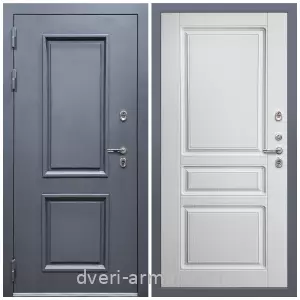 Толстые входные двери, Дверь входная уличная в дом Армада Корса / МДФ 16 мм ФЛ-243 Ясень белый