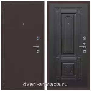 Антивандальные, Антивандальная металлическая  дверь входная Армада Комфорт Антик медь / ФЛ-2 Венге