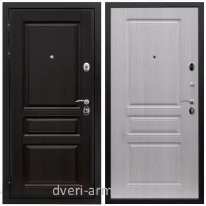 Двери МДФ для квартиры, Дверь входная Армада Премиум-Н МДФ 16 мм ФЛ-243 Венге / МДФ 16 мм ФЛ-243 Дуб беленый