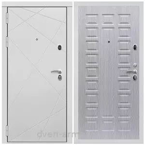 Входные двери Беленый дуб, Дверь входная Армада Тесла МДФ 16 мм / МДФ 16 мм ФЛ-183 Дуб белёный