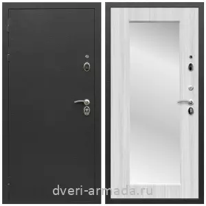 Белые двери с зеркалом, Дверь входная Армада Престиж Черный шелк / МДФ 16 мм ФЛЗ пастораль Сандал белый