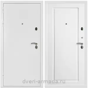 Светлые входные двери, Дверь входная Армада Престиж Белая шагрень / ФЛ-119 Белый матовый