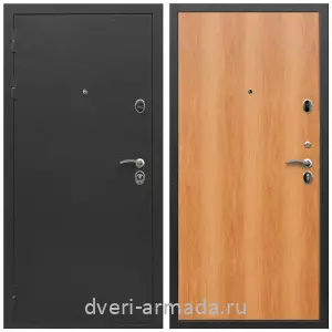 Черные входные двери, Металлическая дверь входная Армада Престиж Черный шелк / ПЭ Миланский орех