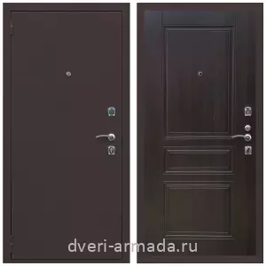 Входные двери с внутренней отделкой панелями МДФ, Дверь входная Армада Комфорт Антик медь / ФЛ-243 Эковенге