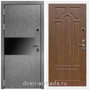 Темные входные двери, Дверь входная Армада Престиж Белая шагрень МДФ 16 мм Штукатурка графит / ФЛ-58 Мореная береза