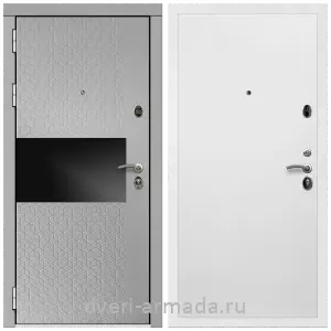 Двери оптом, Металлическая дверь входная Армада Престиж Белая шагрень МДФ 16 мм Милк рикамо софт / МДФ 10 мм Гладкая матовый