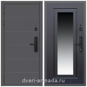 Входные двери с зеркалом и теплоизоляцией, Дверь входная Армада Роуд МДФ 10 мм Kaadas S500 / МДФ 16 мм ФЛЗ-120 Венге