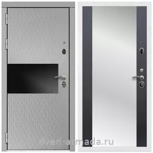 Белые двери с зеркалом, Дверь входная Армада Престиж Белая шагрень МДФ 16 мм Милк рикамо софт / МДФ 16 мм СБ-16 Венге