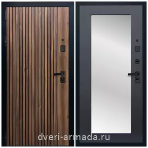 Входные двери с зеркалом и теплоизоляцией, Дверь входная Армада Вектор МДФ 10 мм / МДФ 16 мм ФЛЗ-Пастораль, Венге