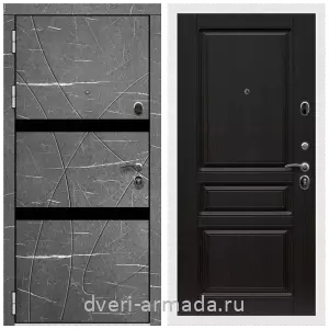 Темные входные двери, Дверь входная Армада Престиж Белая шагрень МДФ 16 мм Торос графит / МДФ 16 мм ФЛ-243 Венге