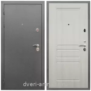 Входные двери Лиственница, Дверь входная Армада Оптима Антик серебро / ФЛ-243 Лиственница беж