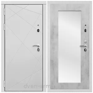 Входные двери Роял Вуд, Дверь входная Армада Тесла МДФ 16 мм / МДФ 16 мм ФЛЗ-Пастораль, Бетон светлый