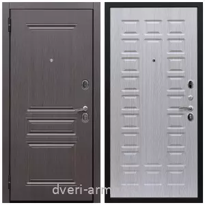 Утепленные металлические двери с отделкой МДФ, Дверь входная Армада Экстра ФЛ-243 Эковенге / ФЛ-183 Дуб беленый