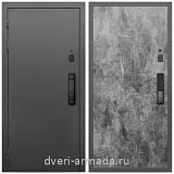 Умная входная смарт-дверь Армада Гарант Kaadas K9 / МДФ 6 мм ПЭ Цемент темный