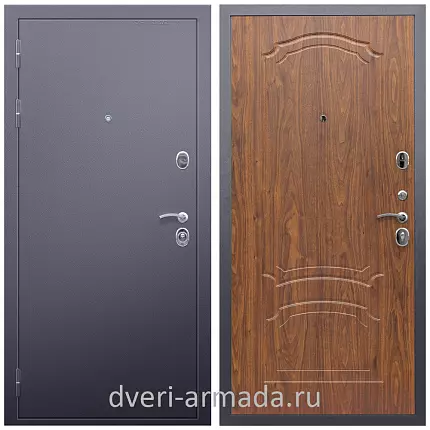 Дверь входная Армада Люкс Антик серебро / ФЛ-140 Морёная береза