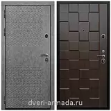 Дверь входная Армада Престиж Черная шагрень Штукатурка графит ФЛС - 502 / ОЛ-39 Эковенге