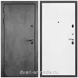 Дверь входная Армада Лофт ФЛ-291 Бетон тёмный / Гладкая белый матовый