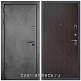 Дверь входная Армада Лофт ФЛ-291 Бетон тёмный / ФЛ-86 Венге структурный