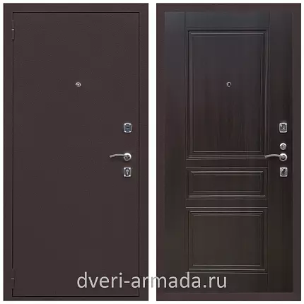 Дверь входная Армада Комфорт Антик медь / МДФ 6 мм ФЛ-243 Эковенге