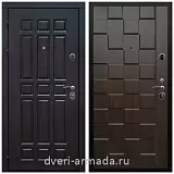 Дверь входная Армада Престиж Черная шагрень ФЛ-33 / ОЛ-39 Эковенге