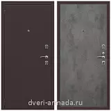 Дверь входная Армада Комфорт Антик медь / ФЛ-291 Бетон темный