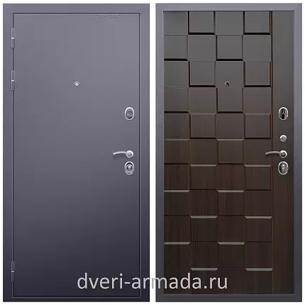 Дверь входная Армада Люкс Антик серебро / ОЛ-39 Эковенге